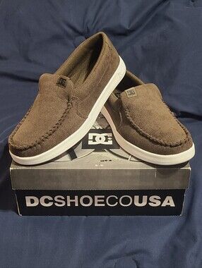 DC Villain 2 "Dark Chocolate" Slip-On, New In Box! Men 10.5/Women 12